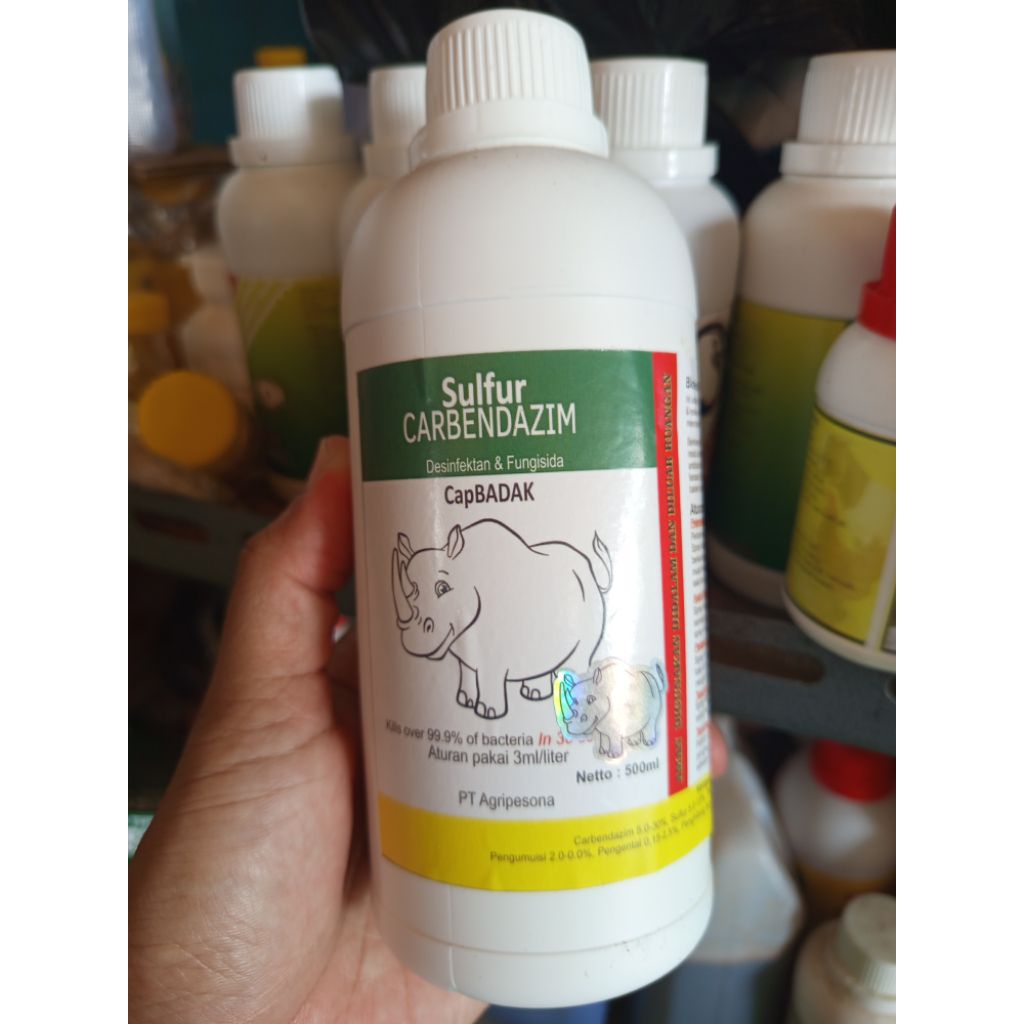 Desinfektan Cap Badak 500ml - Ramah Lingkungan, Multifungsi, Efektif untuk Kandang & Pertanian