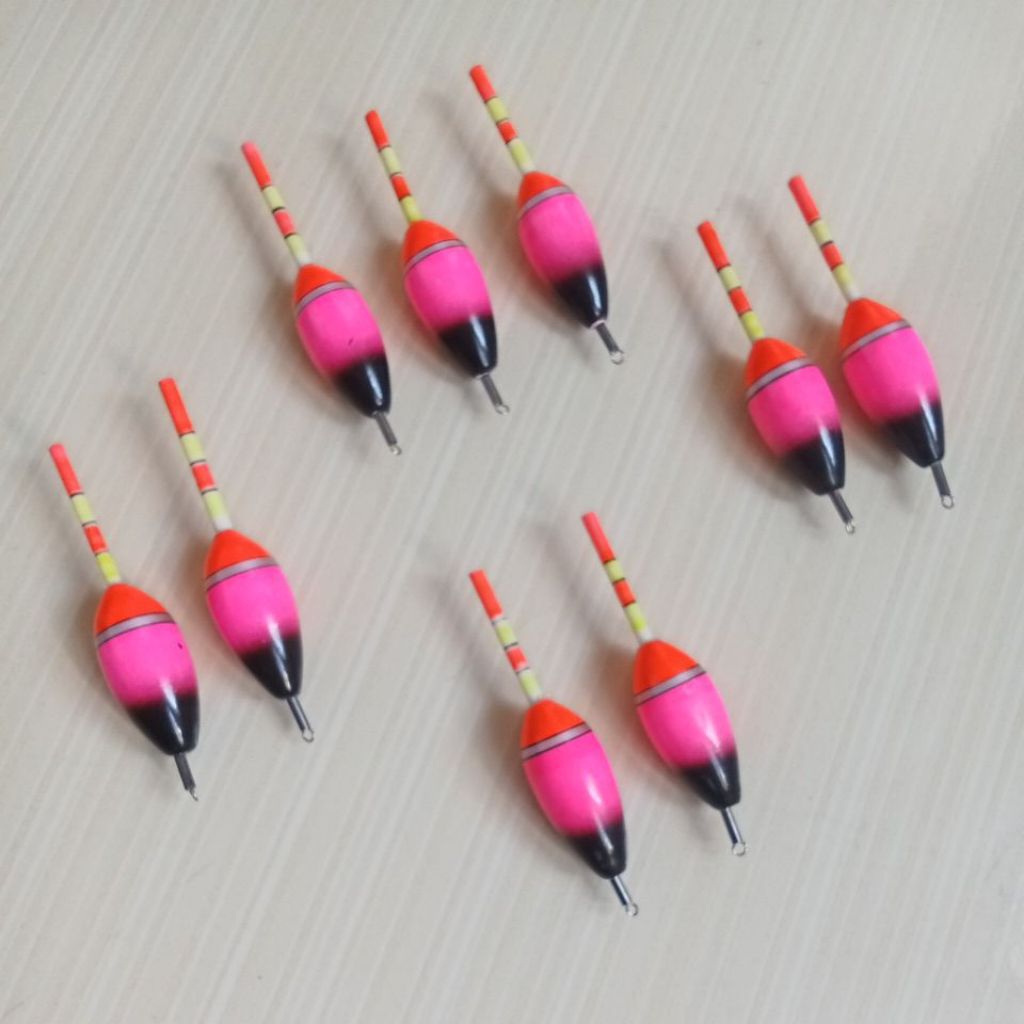 Pelampung Pancing kleman starlet warna pink