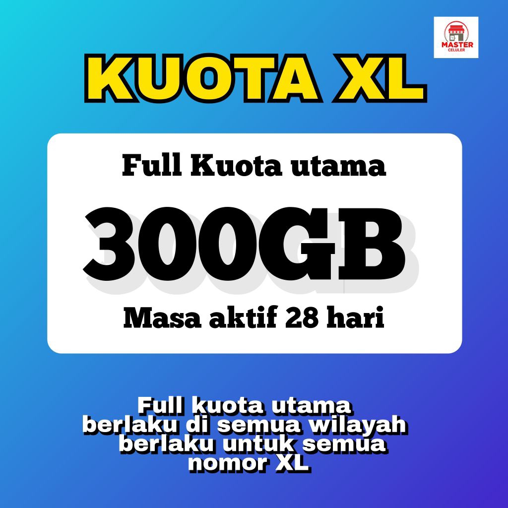 KUOTA BESAR XL FLEX MAX 300GB