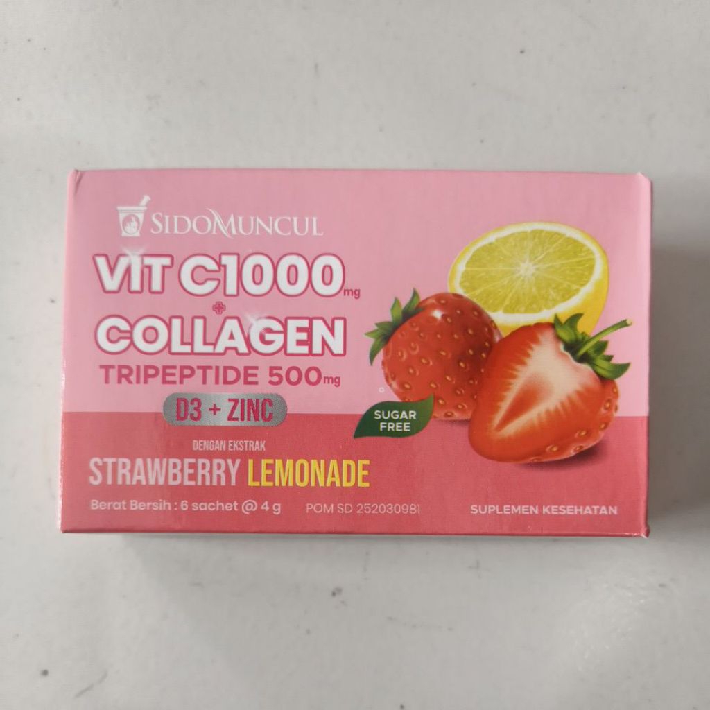 Jamu Sido Muncul Collagen Vit C1000 6 Sachet