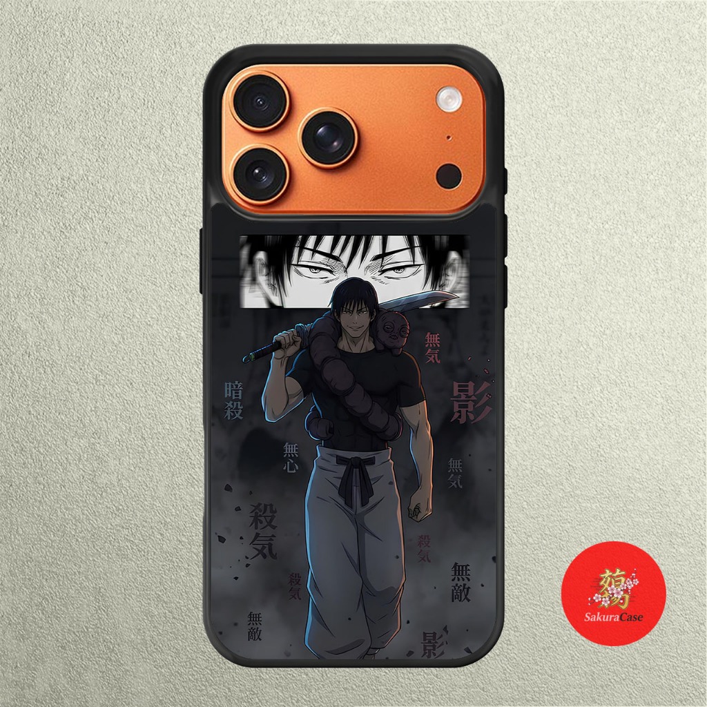 iPhone Case 17 16 15 14 13 12 11 X XR Xs 8 7 6 5 Plus Pro Max Air Softcase Toji Fushiguro