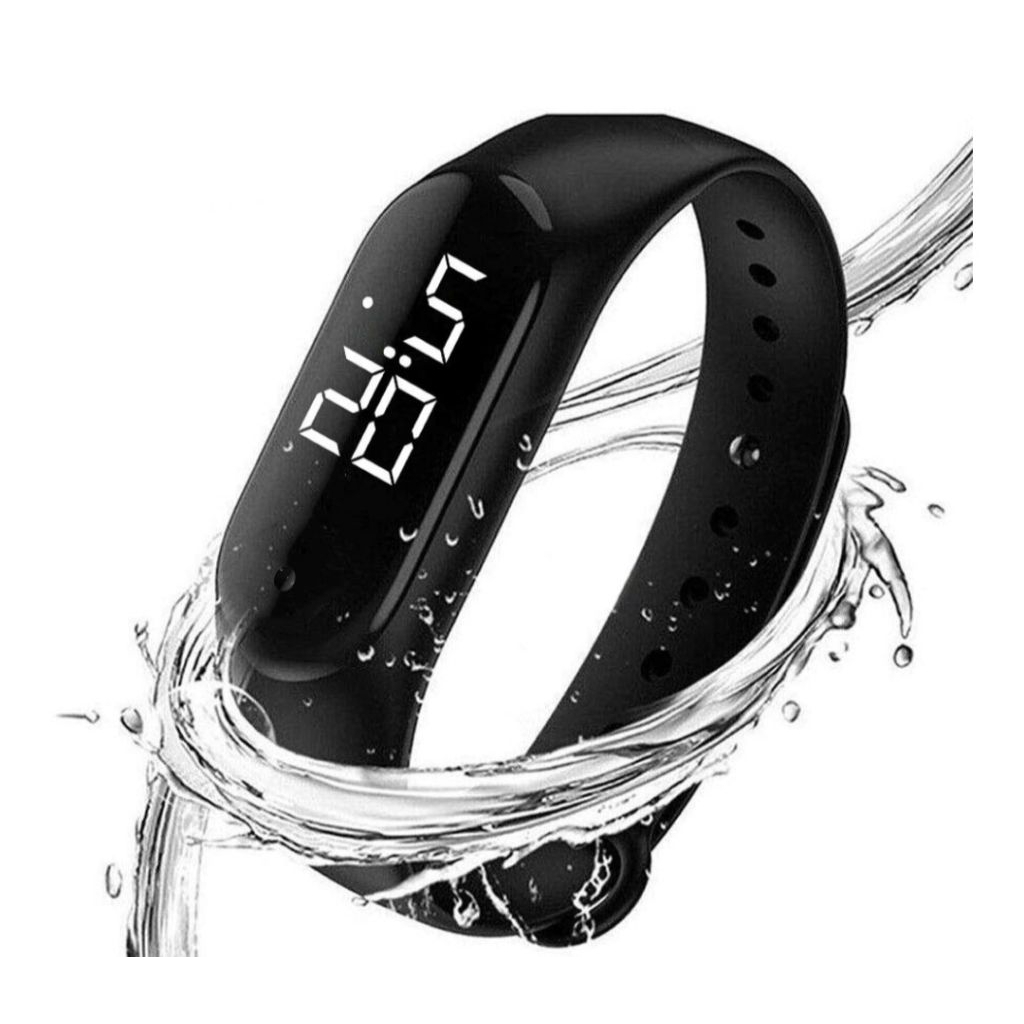 Jam Tangan Digital LED Silicone Sport Watch