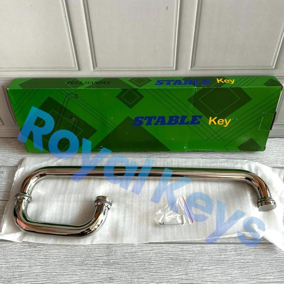 Pull Handle Shower PH 814 15 x 45 Handel Tarikan Pintu Kaca Kamar Mandi Stainless Steel