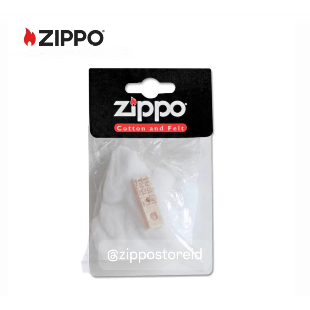 Cotton & Felt Zippo ~ Original 100% Made In USA