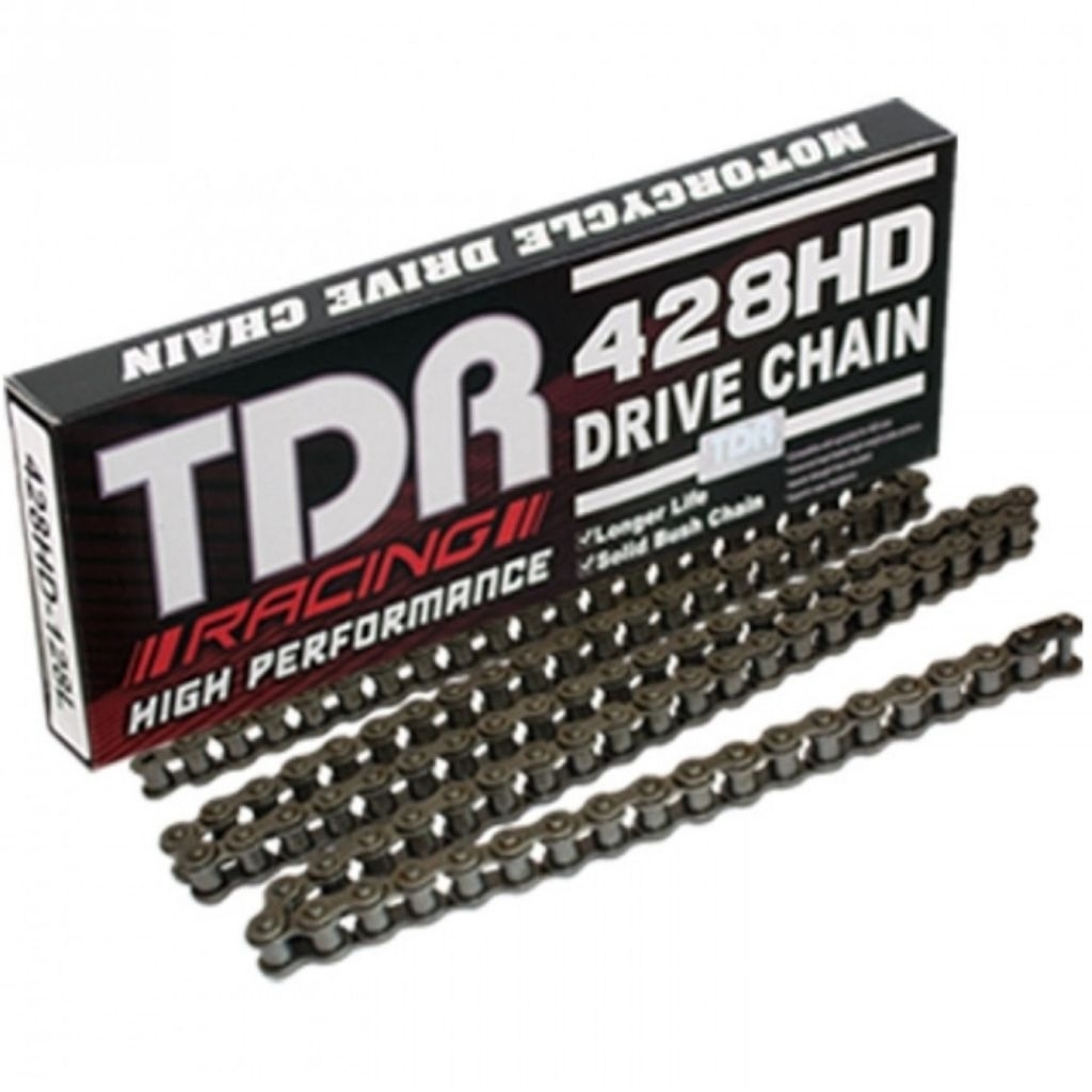 TDR Roller chain 428HD-104 Black-Rantai Motor TDR 428HD-104 Black