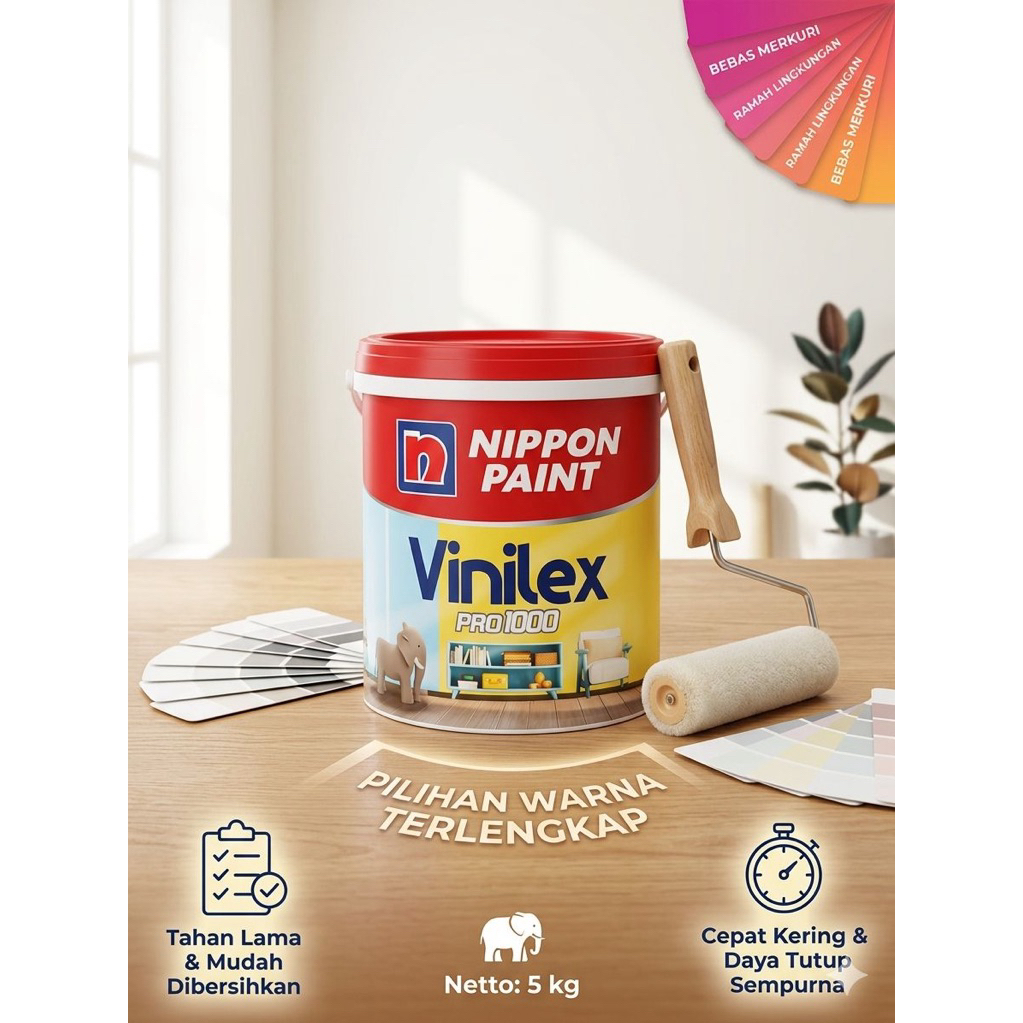 Cat Tembok NIPPON PAINT vinilex pro 1000 interior