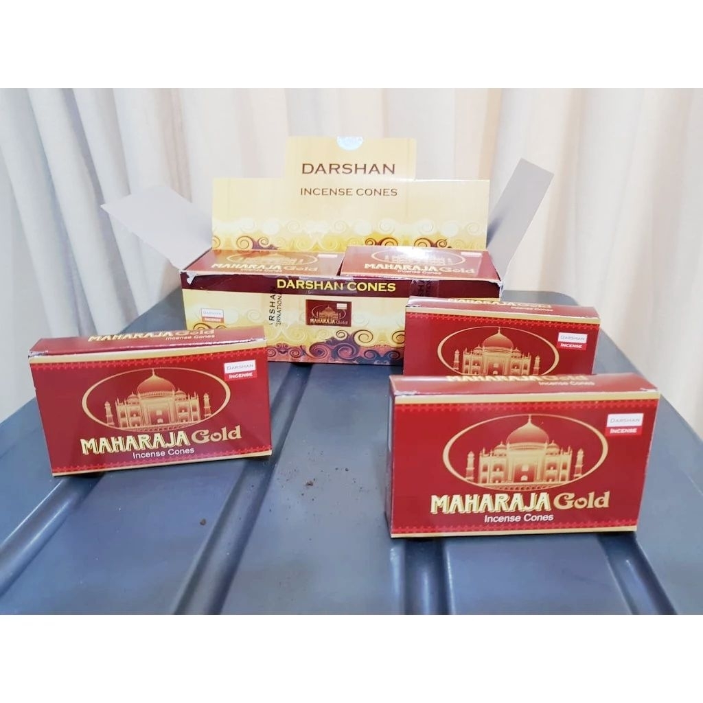 Dupa Maharaja Gold 1box isi 12 pack Dupa Darshan Mahaja Gold Grosir