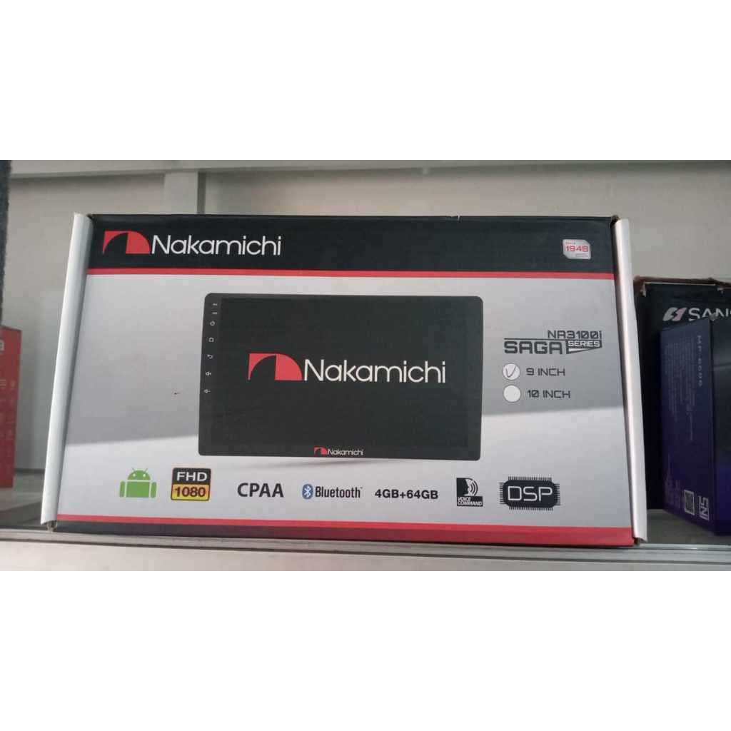 Head Unit Android 9 Inch NakamichiI Ram 4/64GB