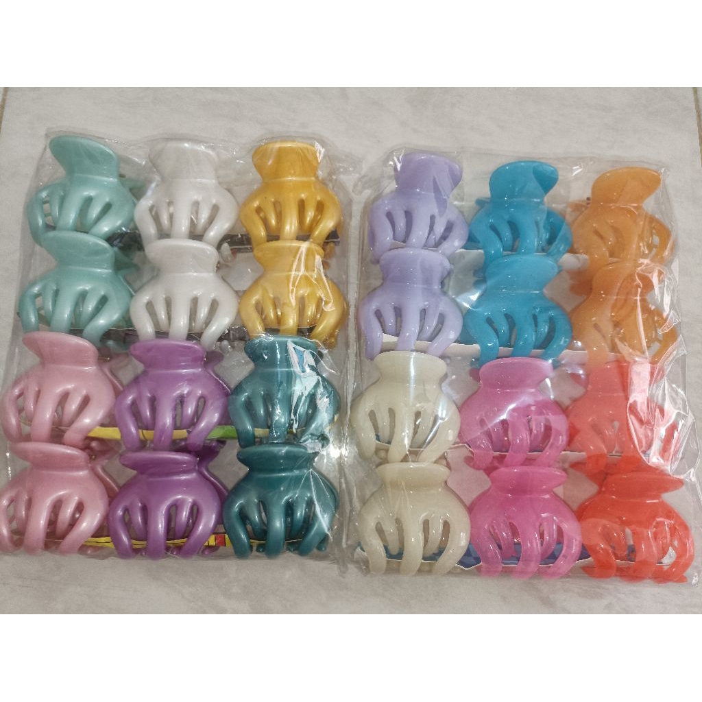 JEDAI BANGKOK PREMIUM 5cm / Jepitan Rambut Wanita Warna Metalik & Jelly