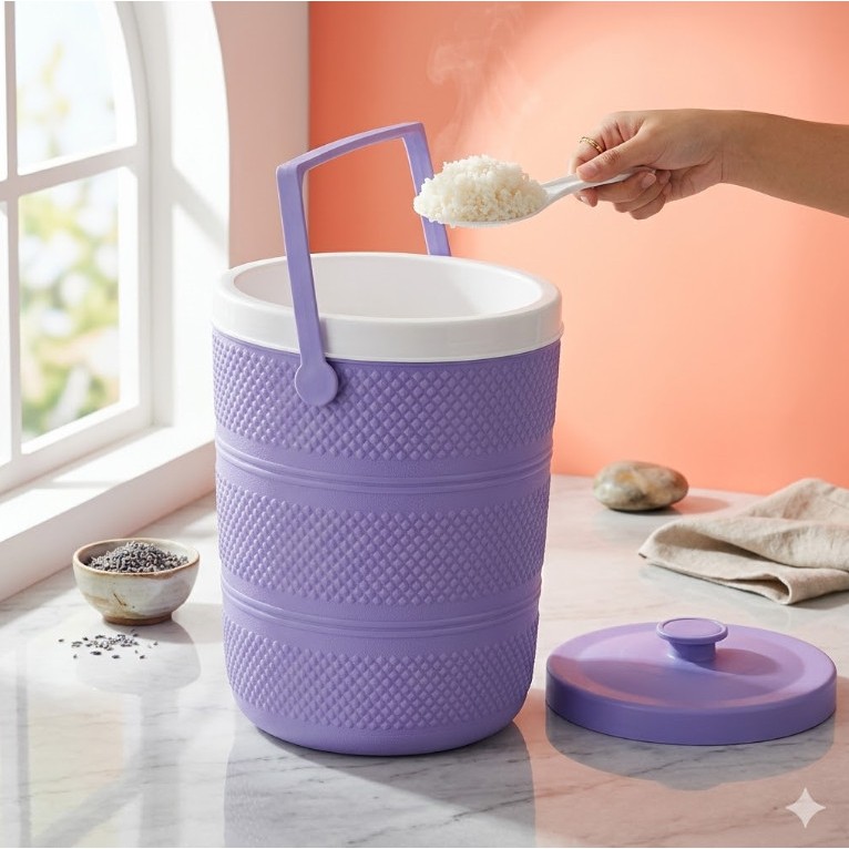 RICE BUCKET 17L Termos Nasi & Es Jumbo Besar Tempat Makanan Serbaguna Ice Bucket