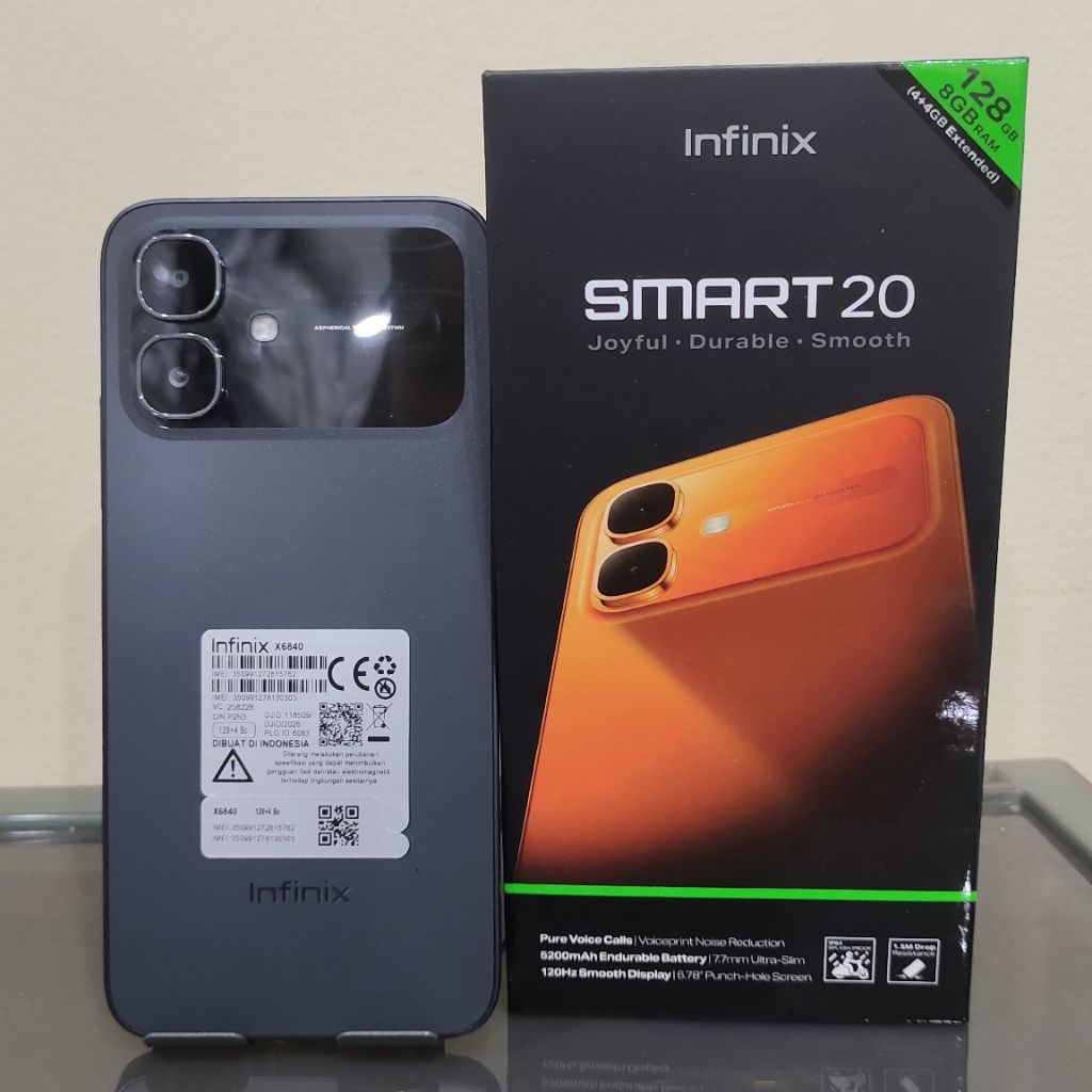 Handphone Infinix Smart 20 Ram 4 128GB