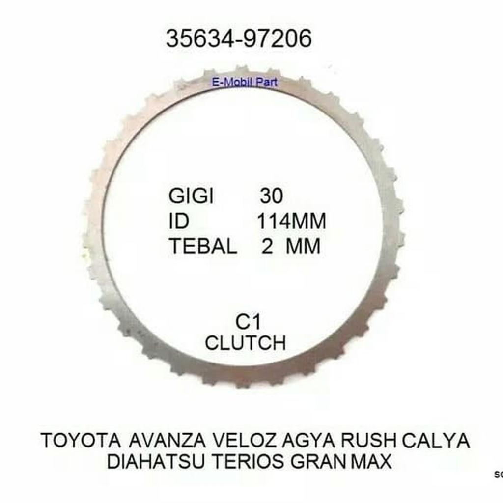 AVANZA VELOZ CALYA MATIC TRANSMISI PLAT BESI CLUTCH C1 35634-97206