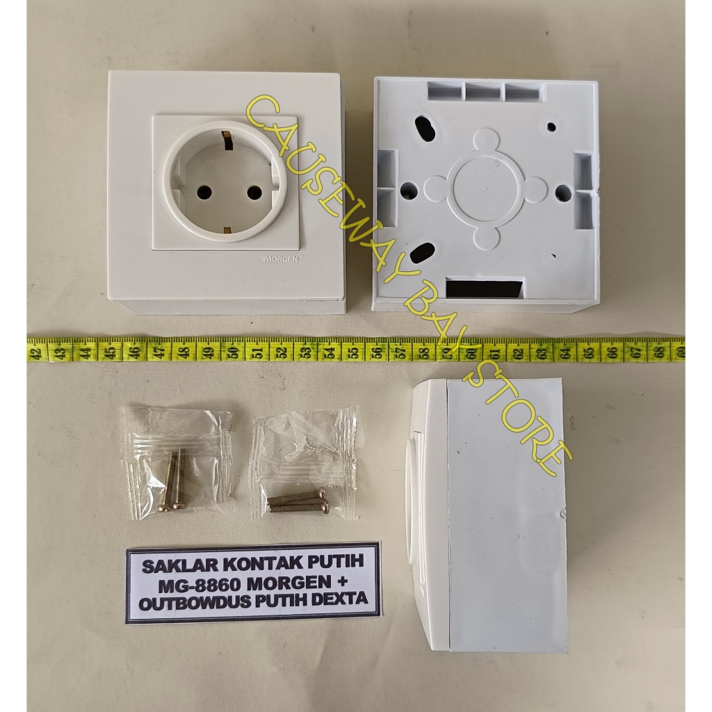 STOP KONTAK MG-8860 MORGEN + OUTBOW DUS PUTIH DEXTA