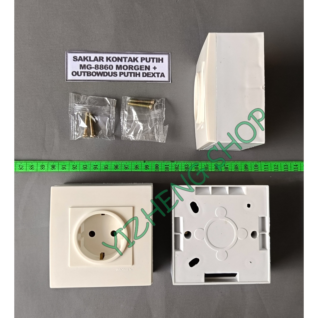 STOP KONTAK MG-8860 MORGEN + OUTBOW DUS PUTIH DEXTA
