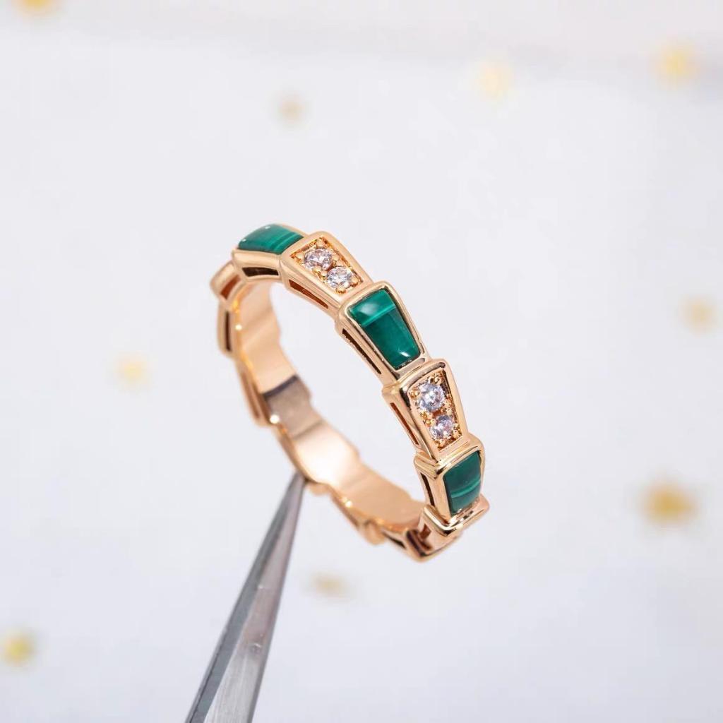 Cincin Ular Rosegold Titanium Aksesoris Wanita TT61