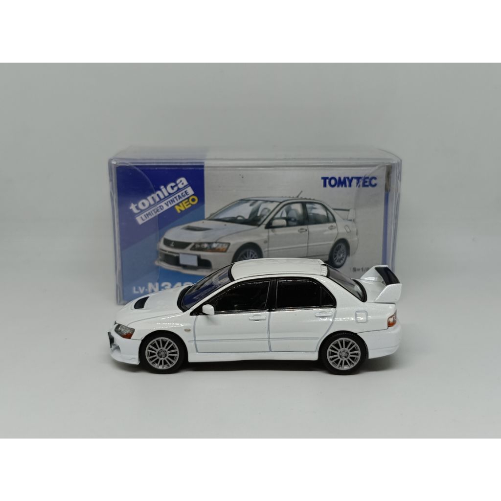 Tomica Limited Vintage Neo TLVN Mitsubishi Lancer Evo IX White
