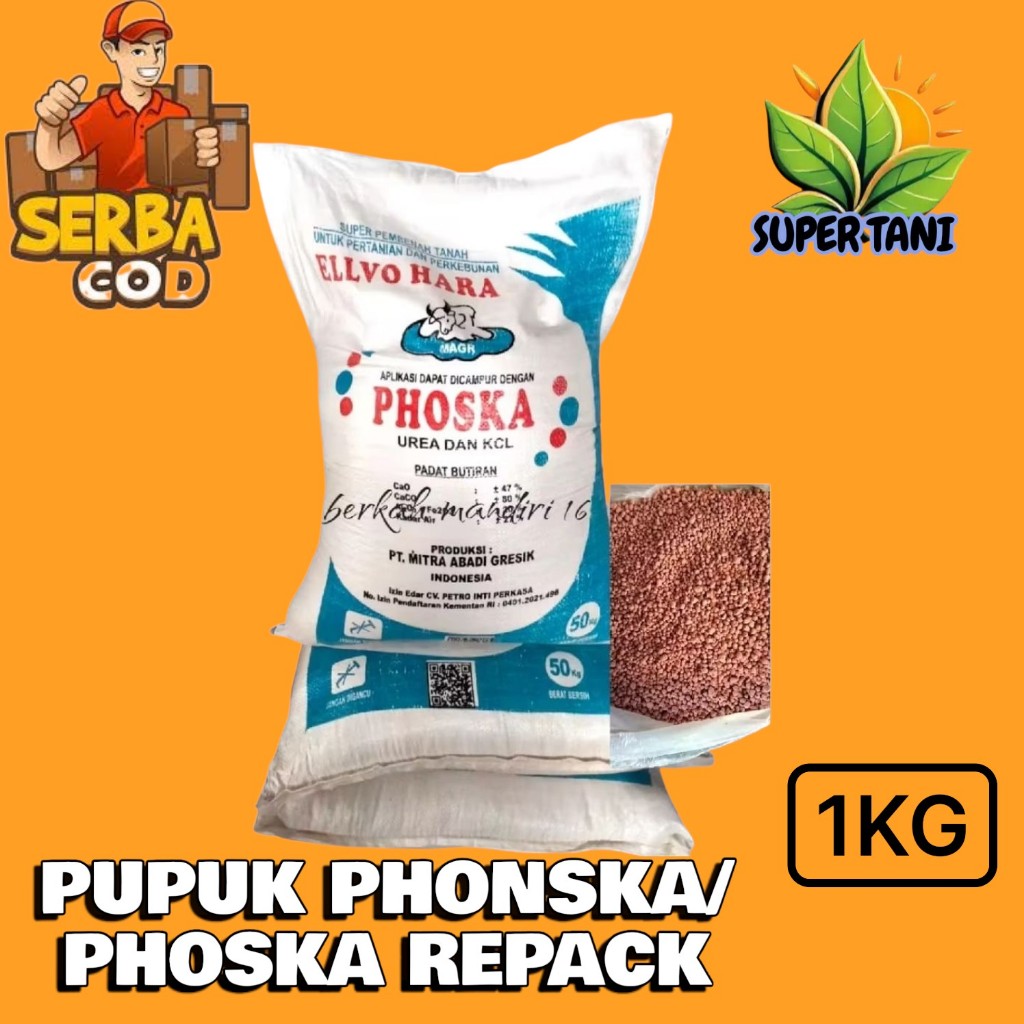 Murah Pupuk Phoska Non Subsidi Repack 1Kg Bisa Bayar Di Tempat