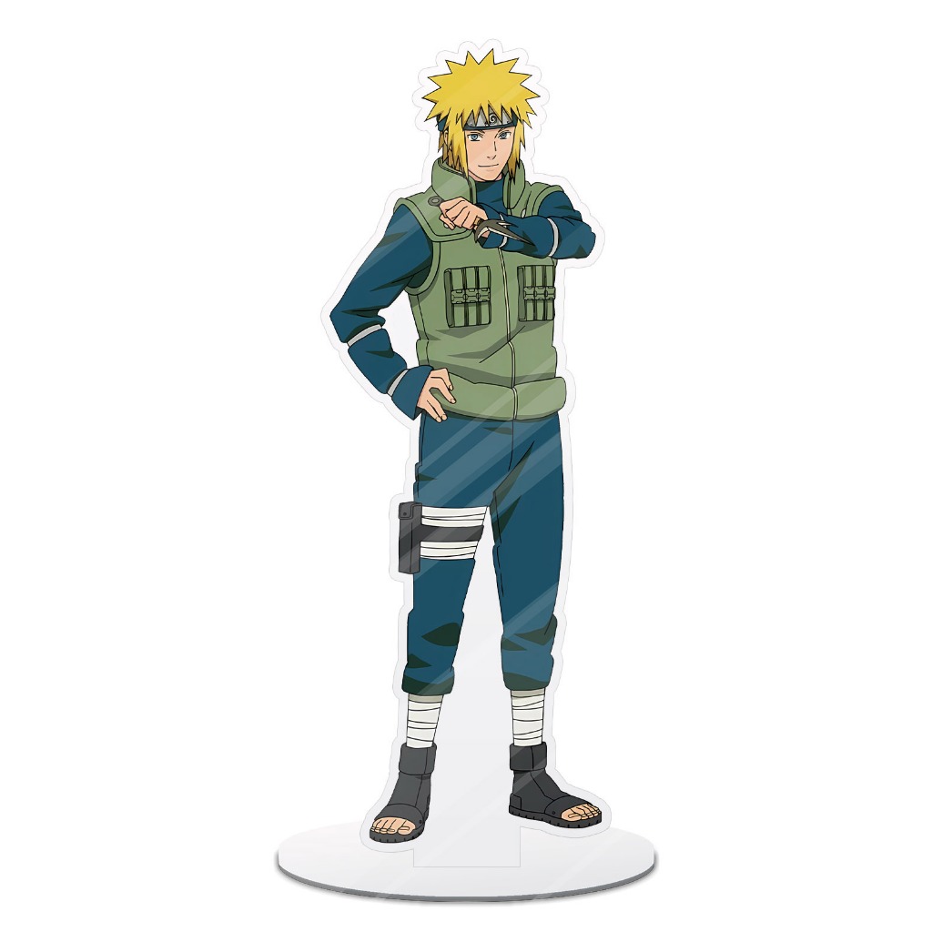 Stand akrilik figure animeMINATO NAMIKAZEstandee 20cm-NARUTO SHIPPUDENmaterial Akrilik