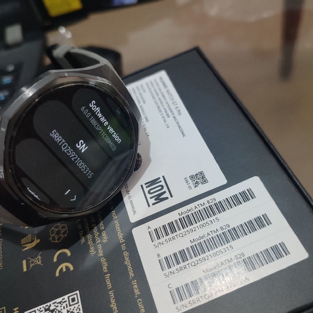 huawei gt6 pro black garansi om second
