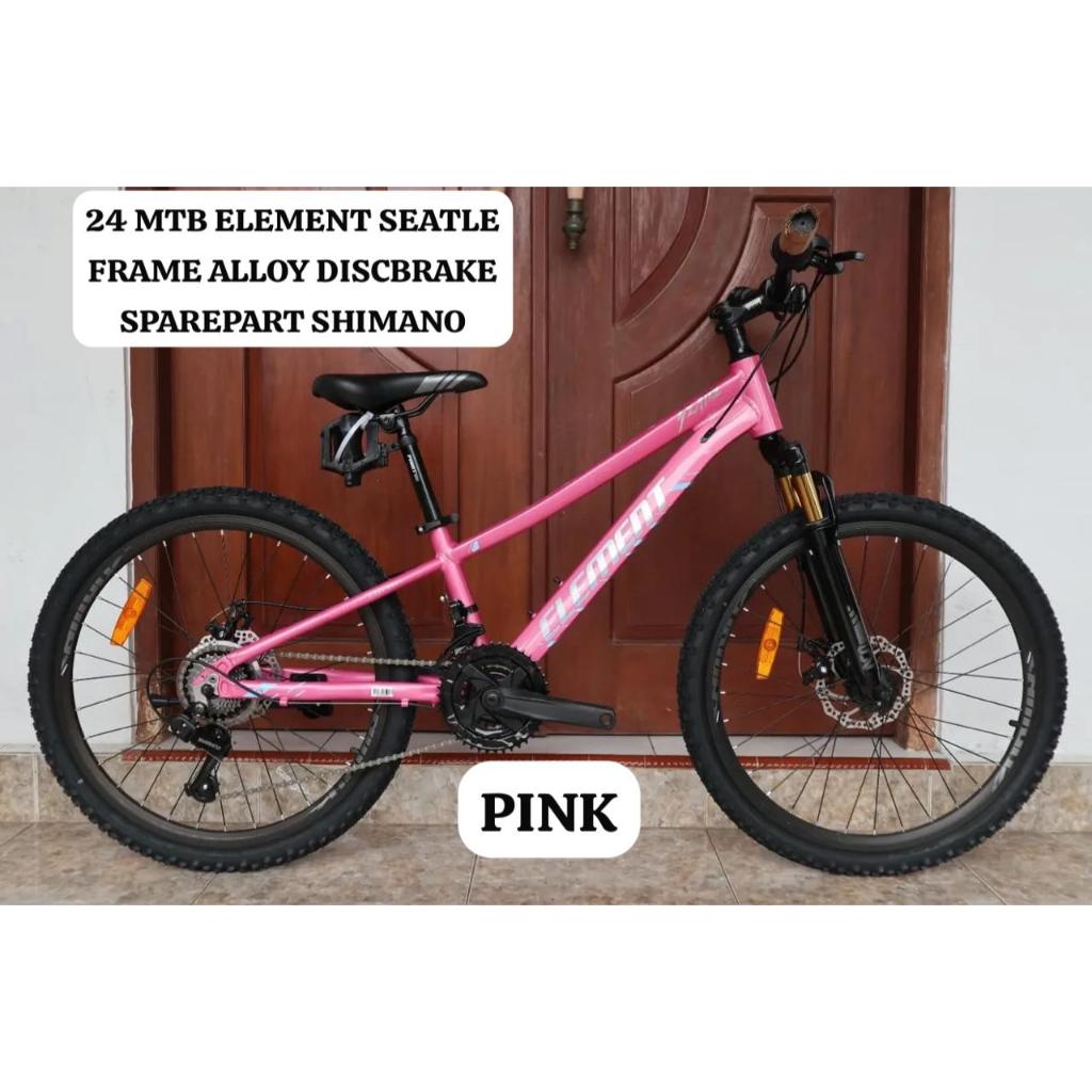 (BATAM) Sepeda MTB 24 Element Seatle Alloy Shimano 21Speed