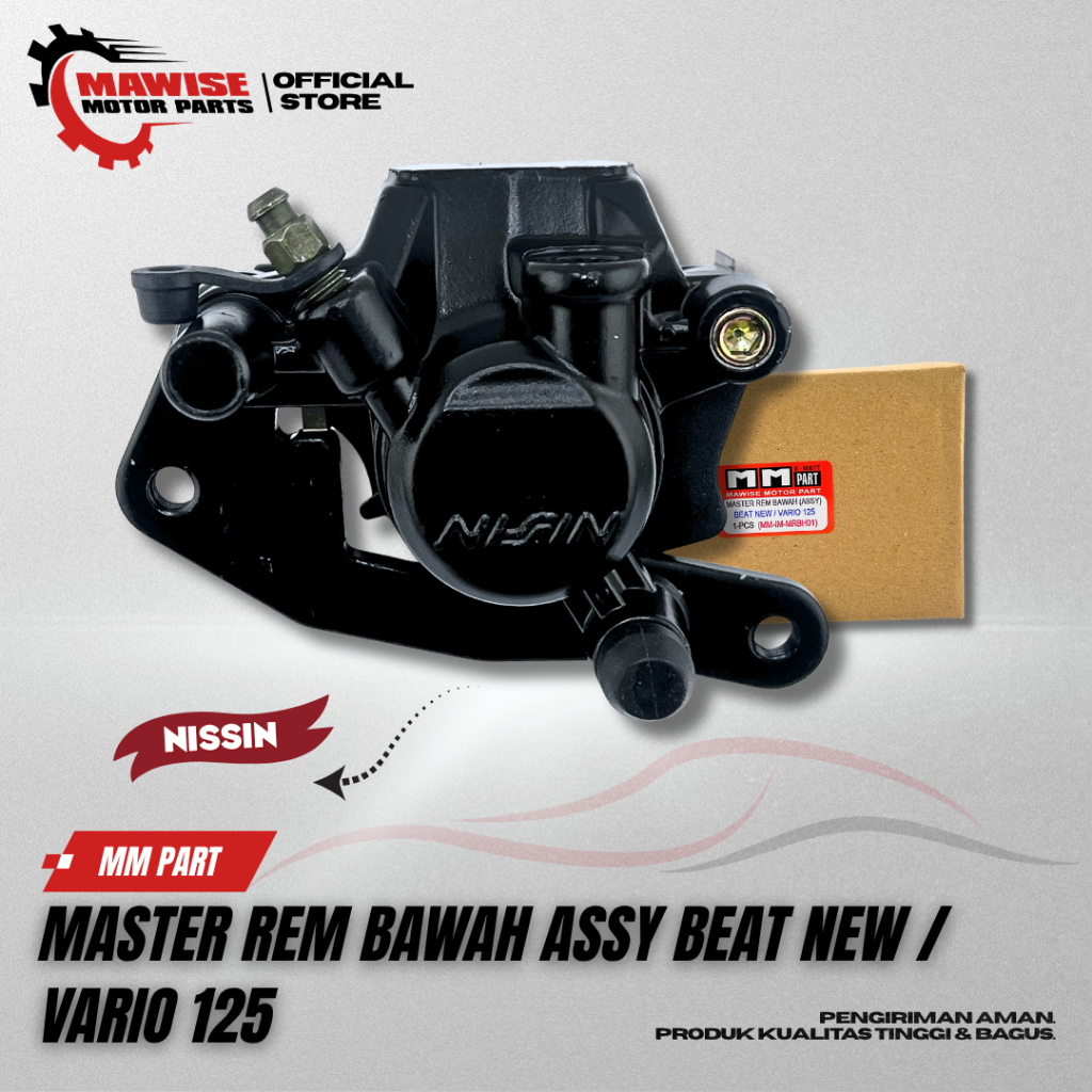 MASTER REM BAWAH ASSY BEAT NEW / VARIO 125 - MASTER REM BAWAH ASSY Kaliper Master Rem Cakram Depan N