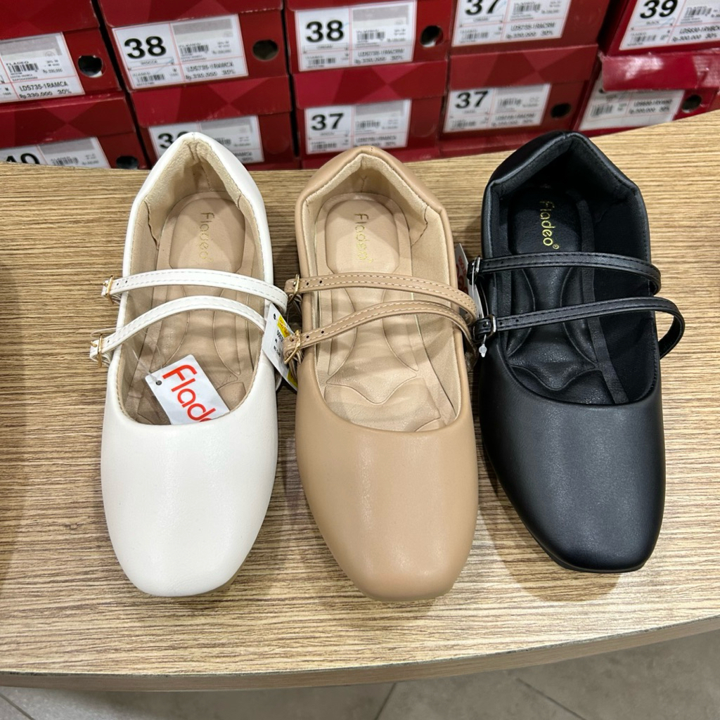 sepatu flat wanita FLADEO ori