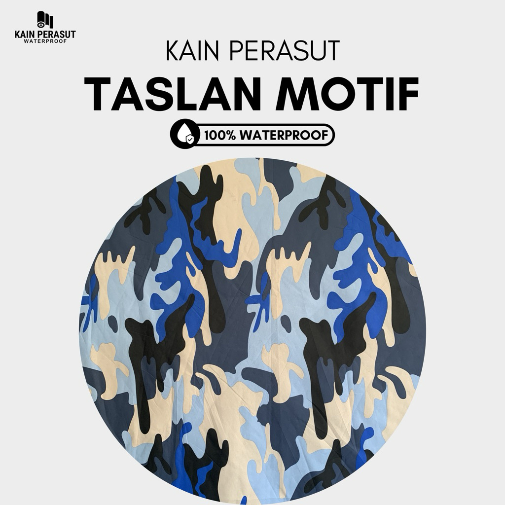 Kain Taslan Balon Motif Waterproof