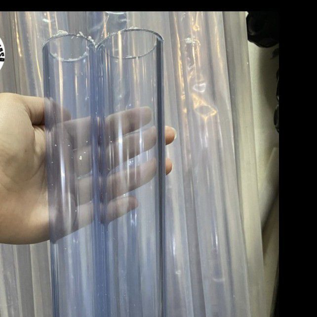 Pipa PVC Bening Transparan 2,5 inch Pipe PVC Clear 2 1/2 inch DN 80