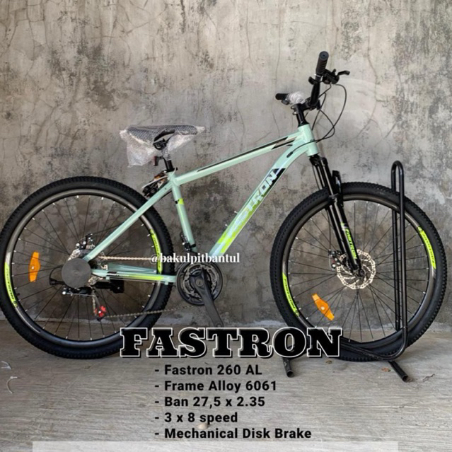Sepeda Gunung MTB ring 27.5 Fastron F 260 AL rangka Alloy | Sepeda MTB Fastron F 260 AL rangka Alloy