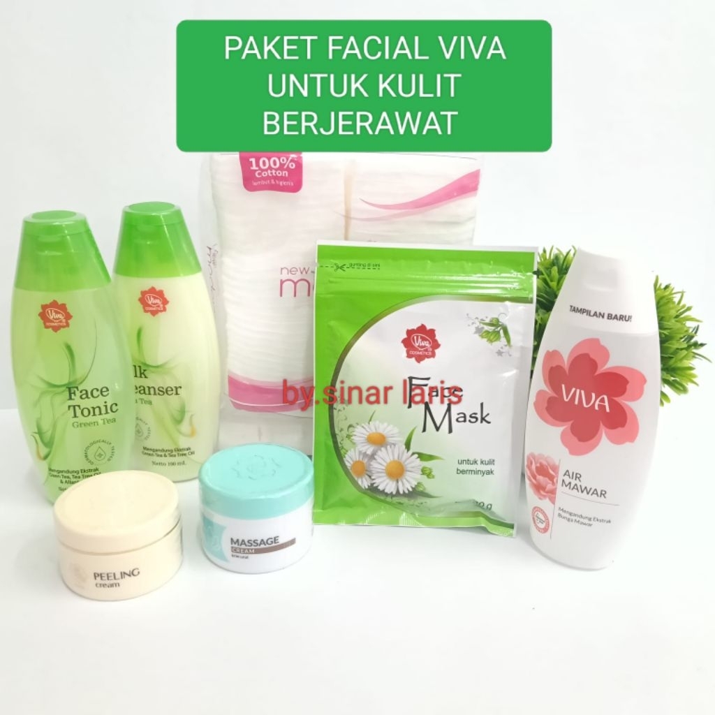 PAKET FACIAL VIVA UNTUK KULIT BERJERAWAT