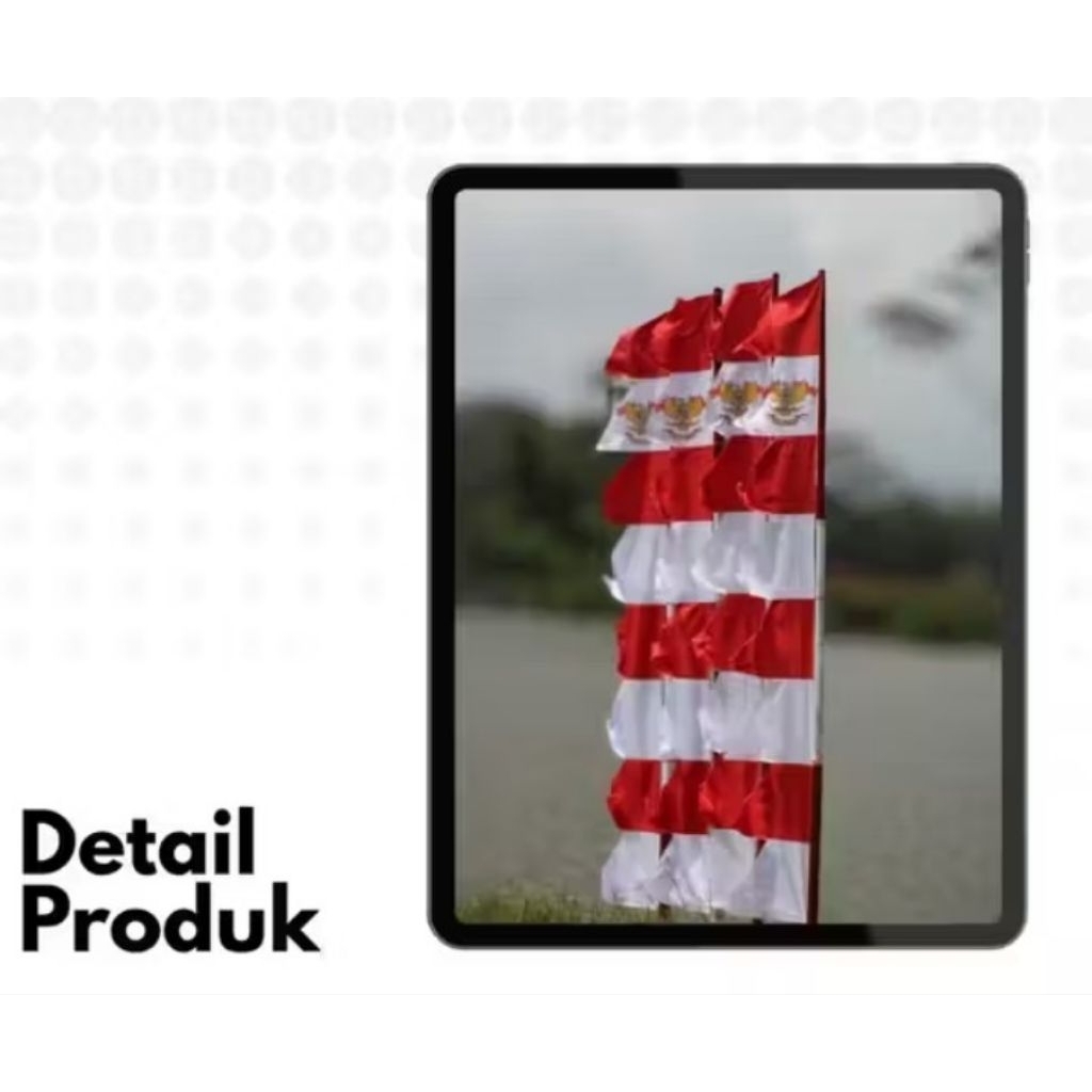 UMBUL UMBUL MERAH PUTIH || PANJANG 2, 7METER ||