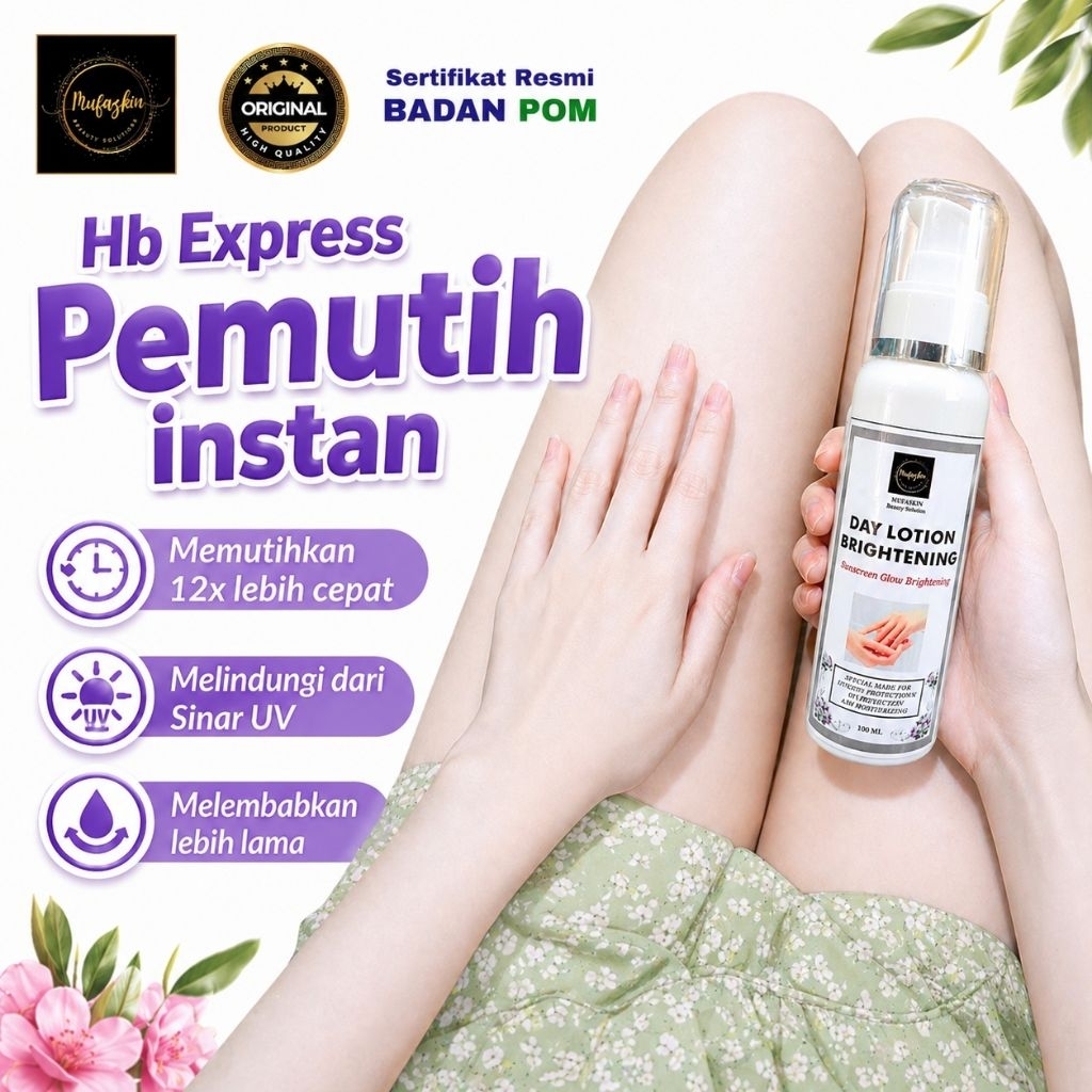 Super Instan Brightening Lotion Sunscreen Super Premiun Hb Pemutih Full Dosis Susah Putih Recomended