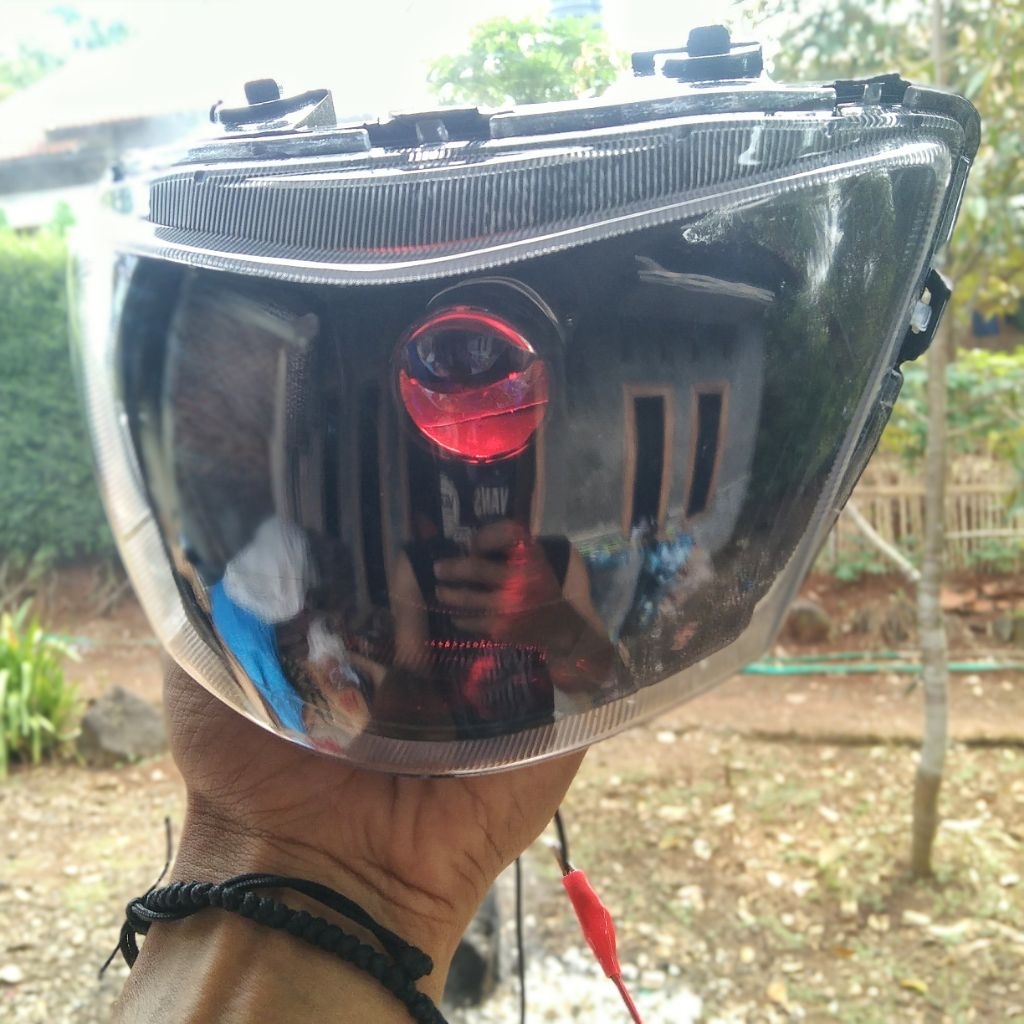Reflektor Lampu Depan Biled H4 + Soket Yamaha Mio GT Mio J