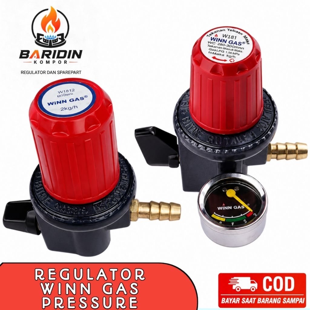 REGULATOR WINN HIGH PRESSURE TEKANAN TINGGI REGULATOR KOMPOR GAS WINN HIGH PRESSURE REGULATOR WINN G