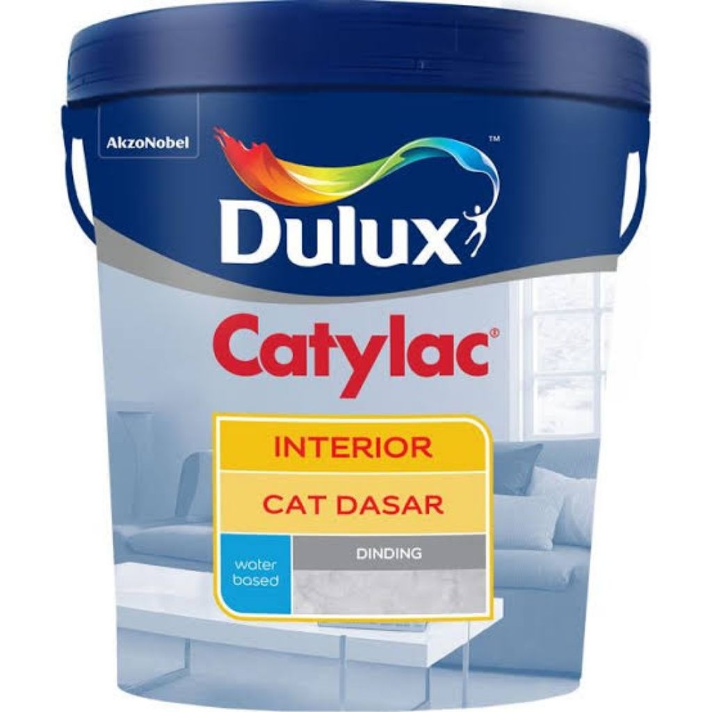 cat tembok dulux catylac cat dasar 1 pail ember besar banyumas