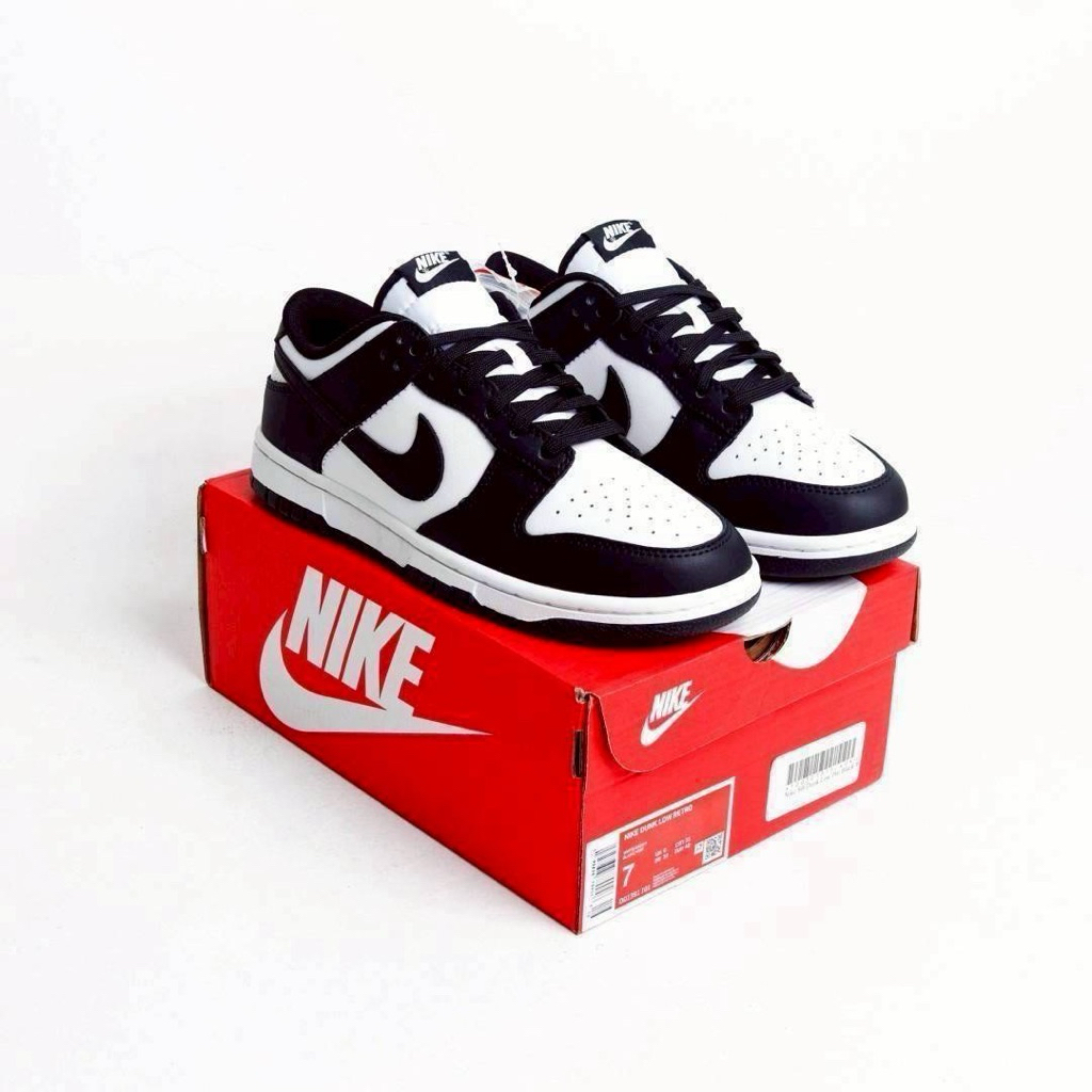 ( BDGSNKRS ) Sepatu Nike SB Dunk Low Panda Black White