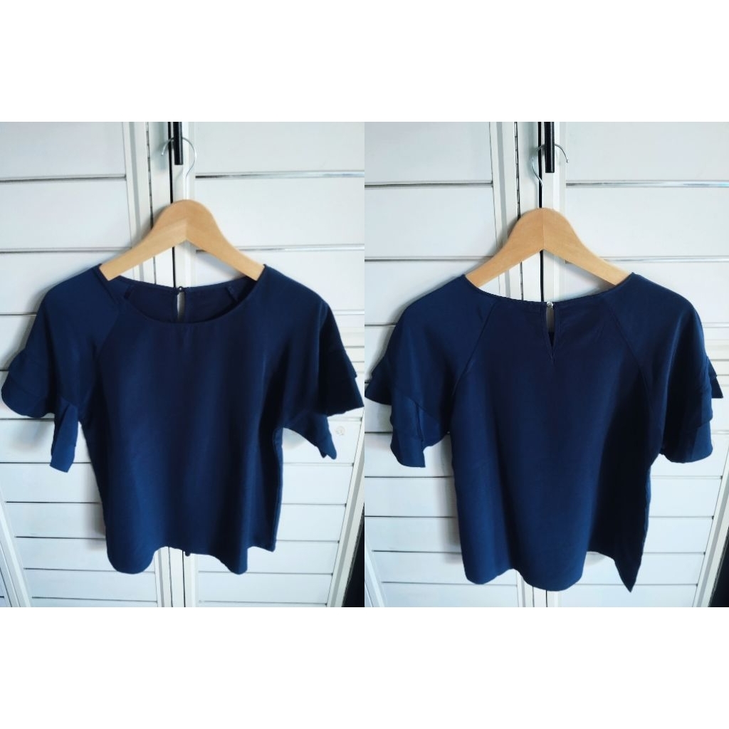 Blouse Navy PL Surabaya