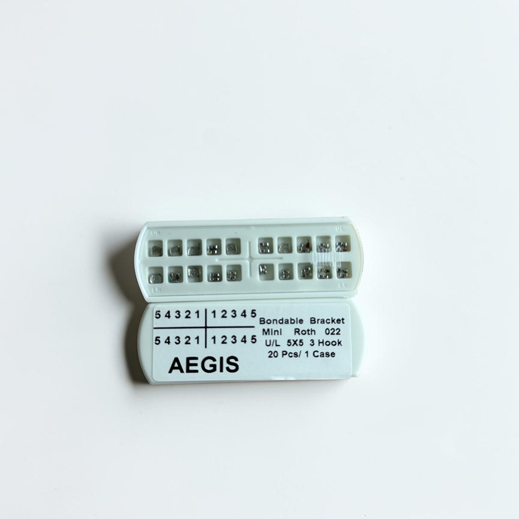 Bracket Aegis Mini Roth 022 Dengan Hook - Isi 20 Pcs / Case (U/L 5x5 3 Hook)