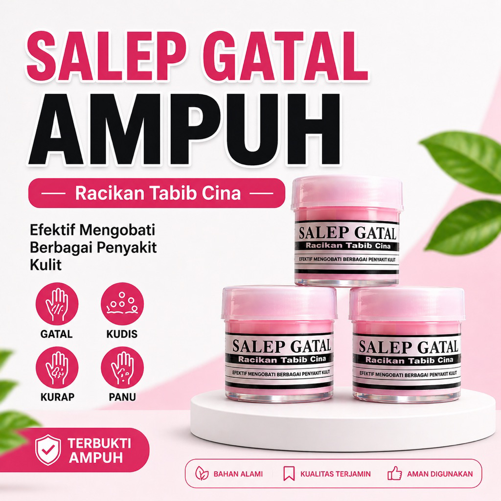 Salep Kulit Dan Gatal Racikan Tabib Cina Ampuh Untuk Eksim Basah,Kering,Scabies