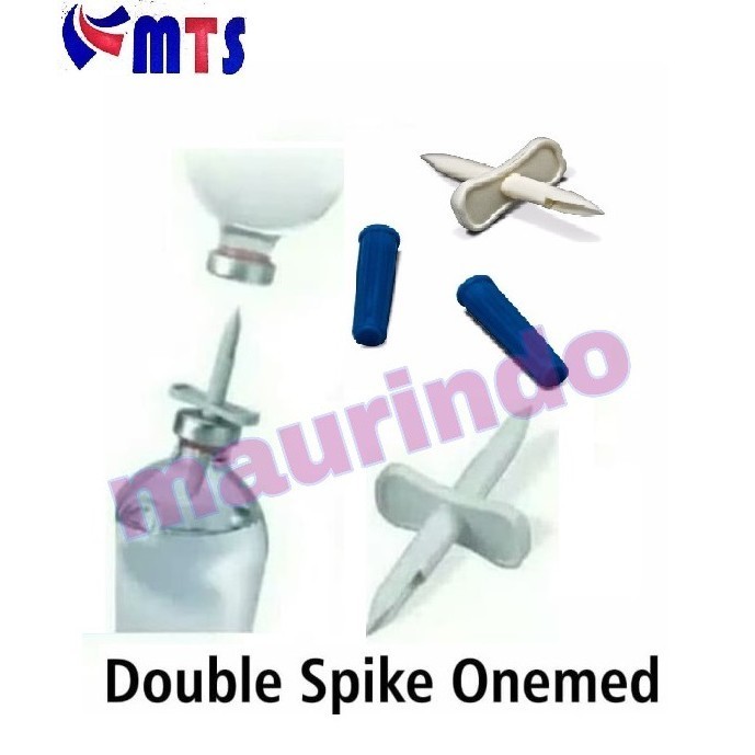 Beli 5 GRATIS 5 Onemed Double Spike Infusion Alat Penusuk Botol Cairan Infus NaCl 10 PCS