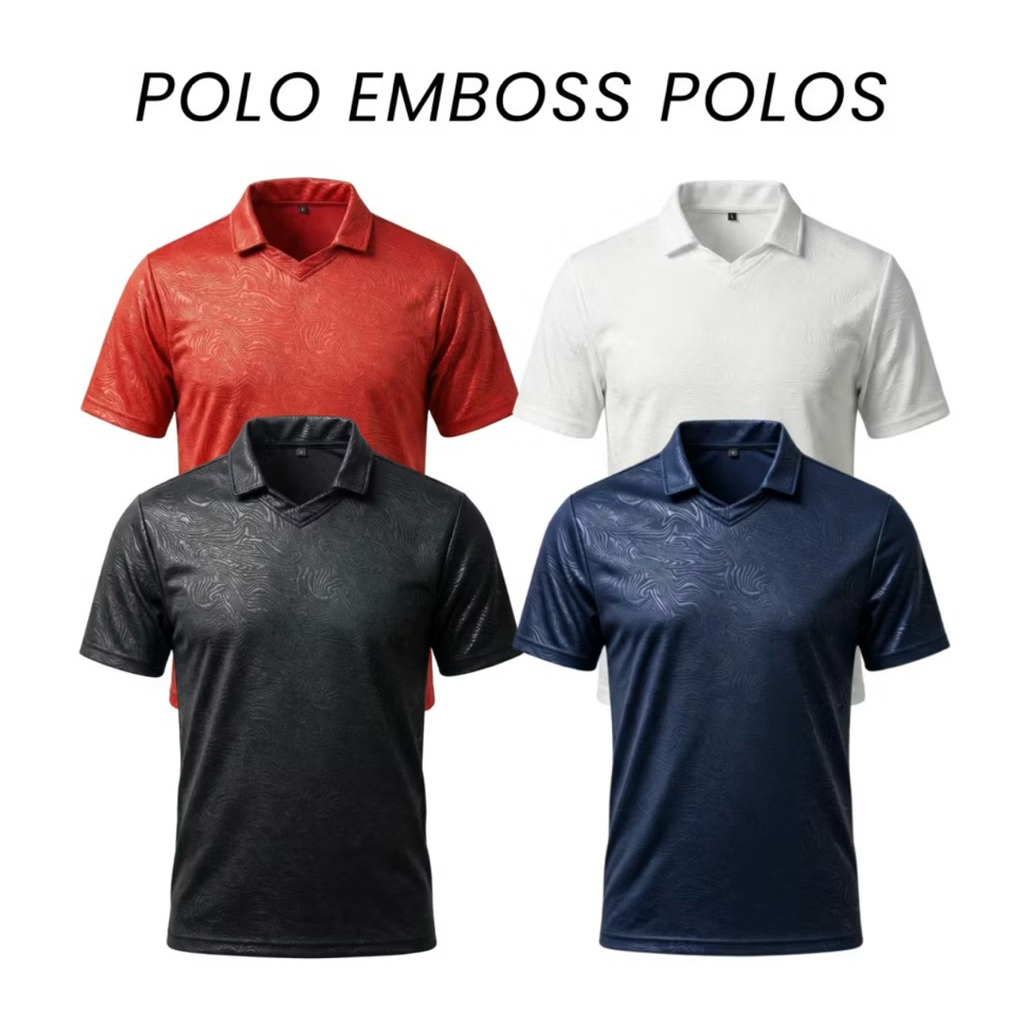 Jhsportwear Jersey Polo Embos Topo