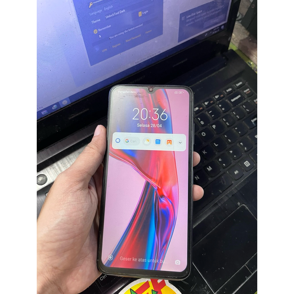 Xiaomi Poco M3 4/64GB Normal LCD ORI di Antigores Ada Bekas Tipis Murah dan Bonus sofcase Siap Pakai