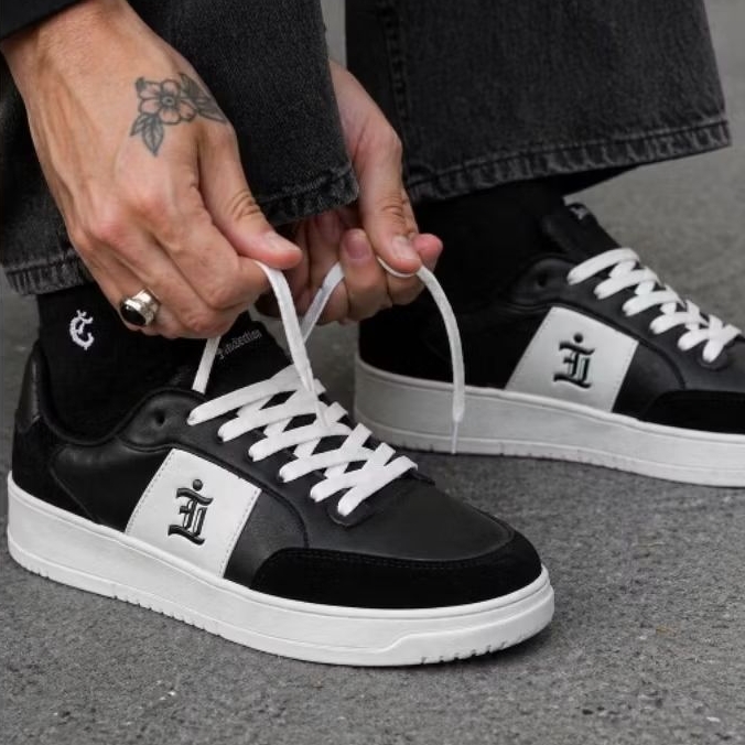 Indetion inward - PROVIDER Black white | Sepatu Pria | Sneakers