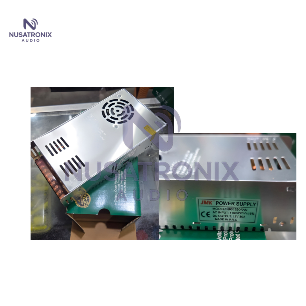 POWER SUPPLY JMK 12V/ 30A + KIPAS