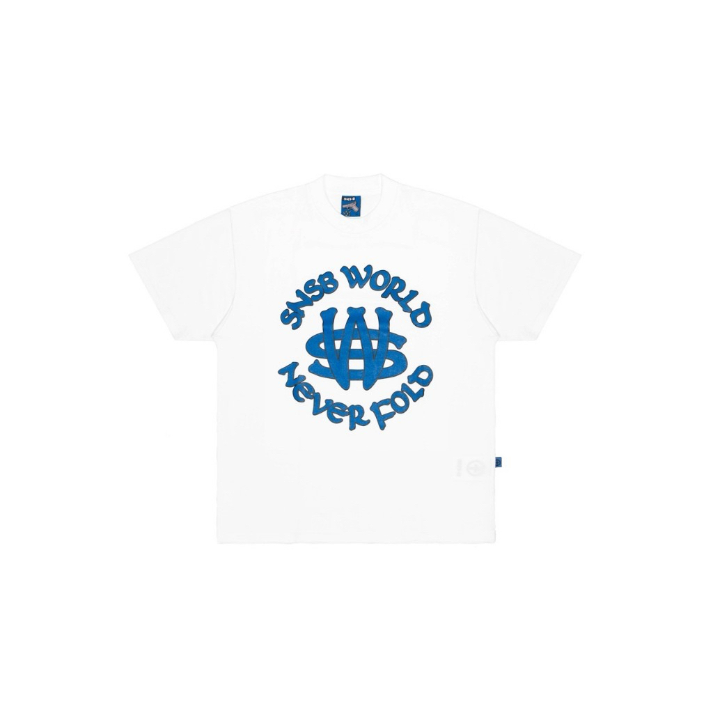 (100% ORIGINAL) SIZE S | BRAND NEW | FOLD WHITE | KAOS SNSB | TSHIRT SNSB | SNSB | SNSBWOLRD