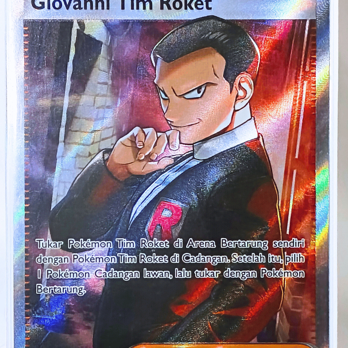 Giovanni Tim Roket SR 172/138 SV10s Set Kehadiran Juara - Pokemon TCG Indonesia