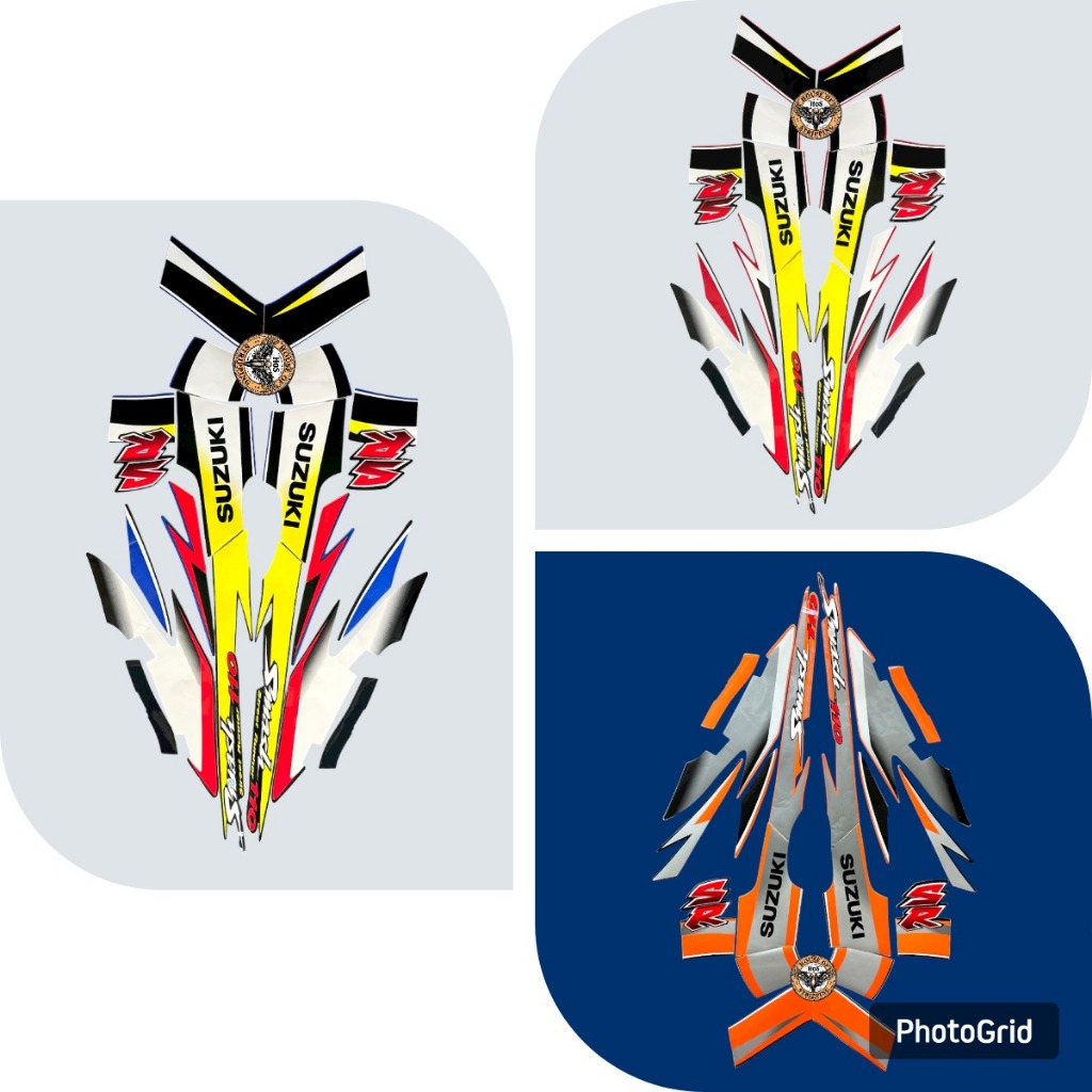 Stiker Striping Smash SR 2004 2005