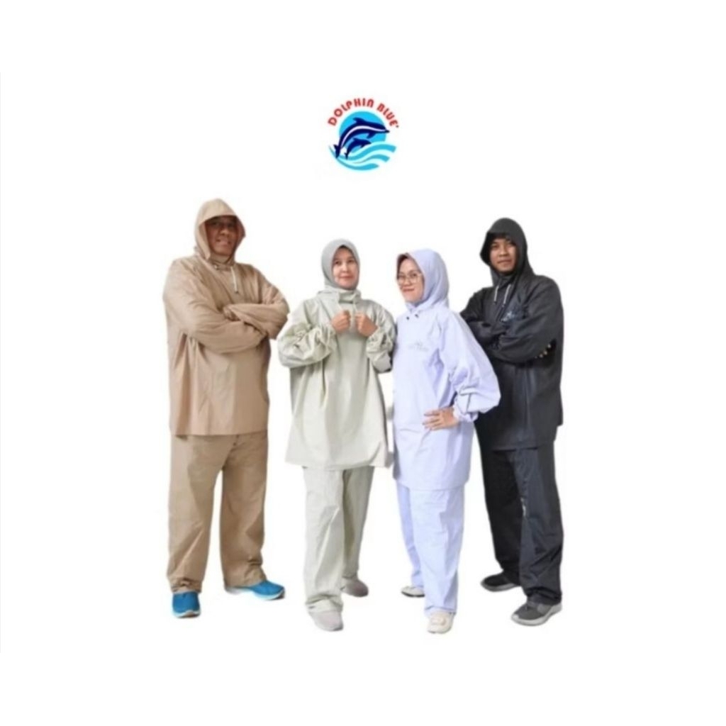 JAS HUJAN JAKET CELANA HOODIE EDELWEISS