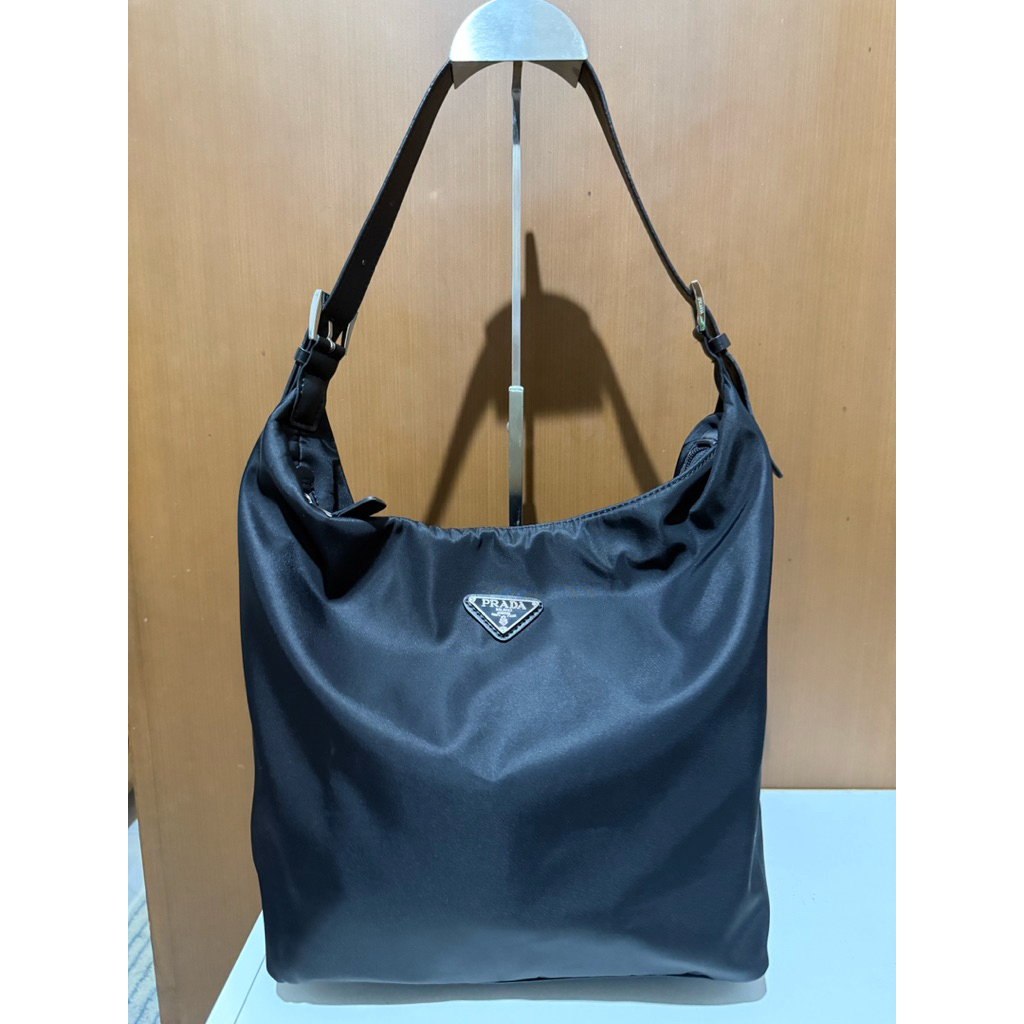 Prelov Hobo Bag PRADA MIROR Black