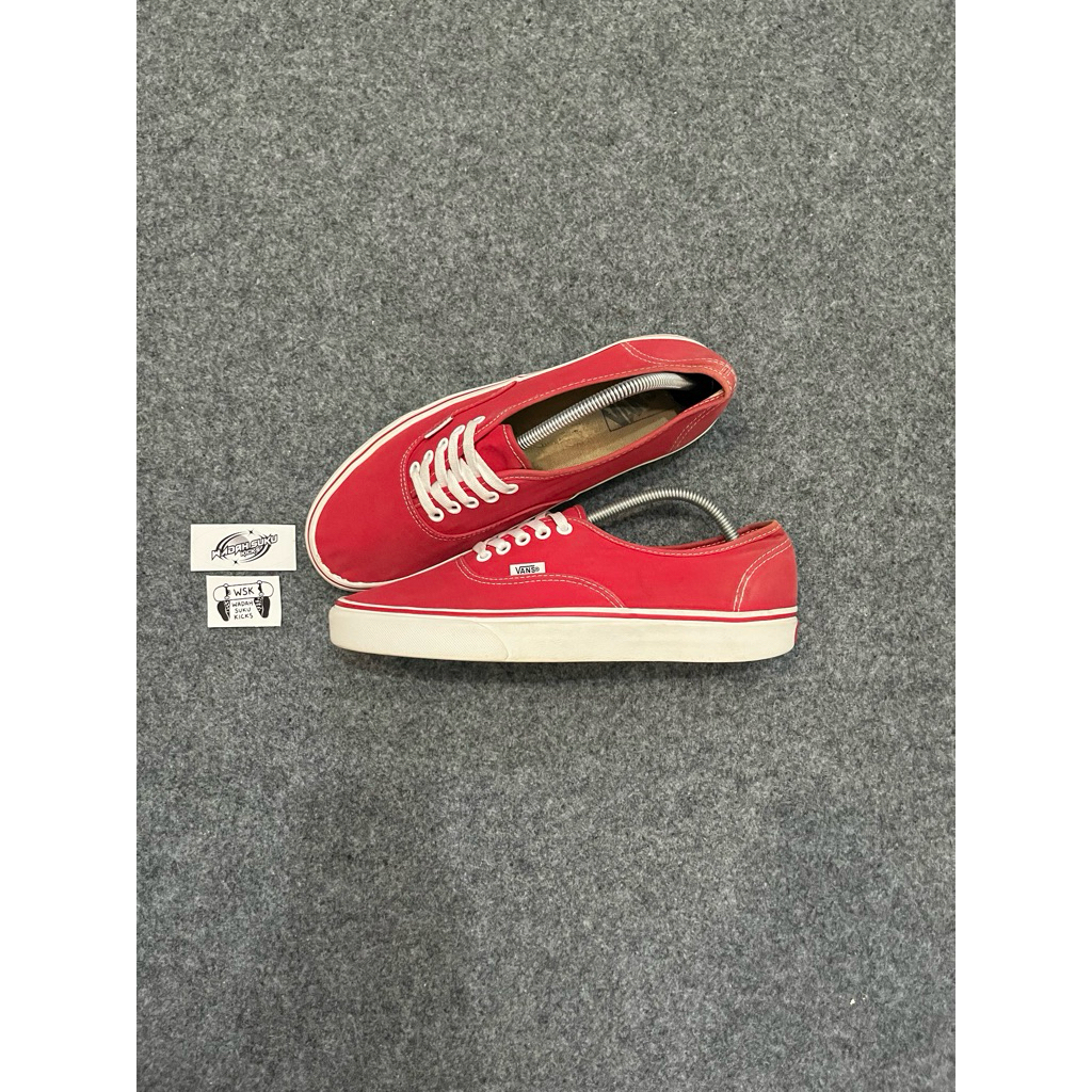 Vans Authentic Red Size 44 | Second Original Good Condition